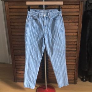 American Eagle Railroad Striped Jeans